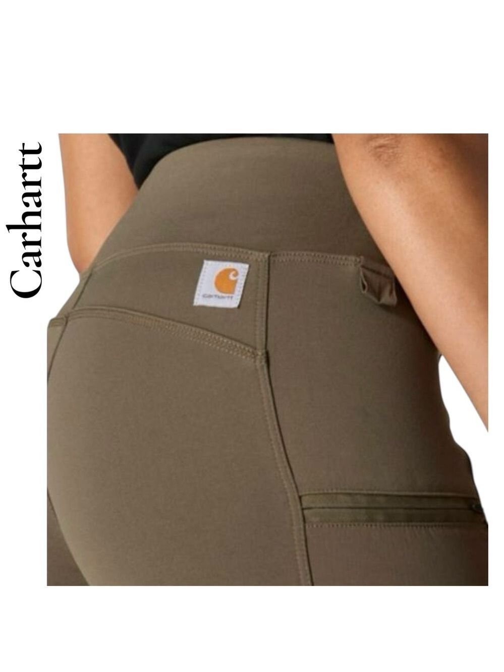Carhartt Women's Force Fitted Lightweight Utility Leggings. Size 4-6 tall. NWT! - Picture 1 of 13